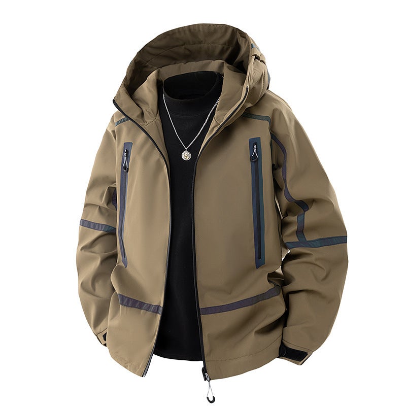Spring Sports Outdoor Water-Repellent Jacket All-Match Colorful Charge Couples Jacket - Image 1